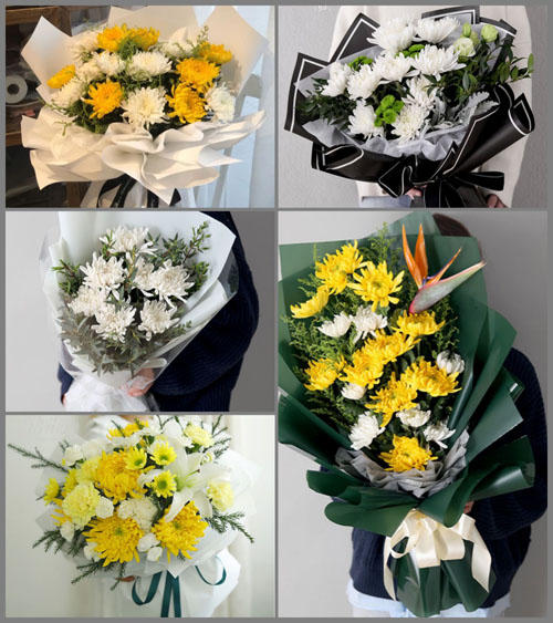 江苏南通如东市掘港街道三河村白事花束代送